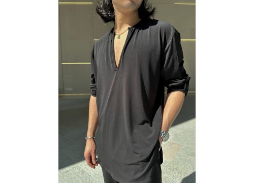 Рубашка свободного кроя / Loose Fit V Neck Shirt